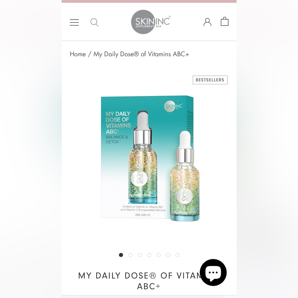 SkinInc my daily dose of vitamins ABC serum